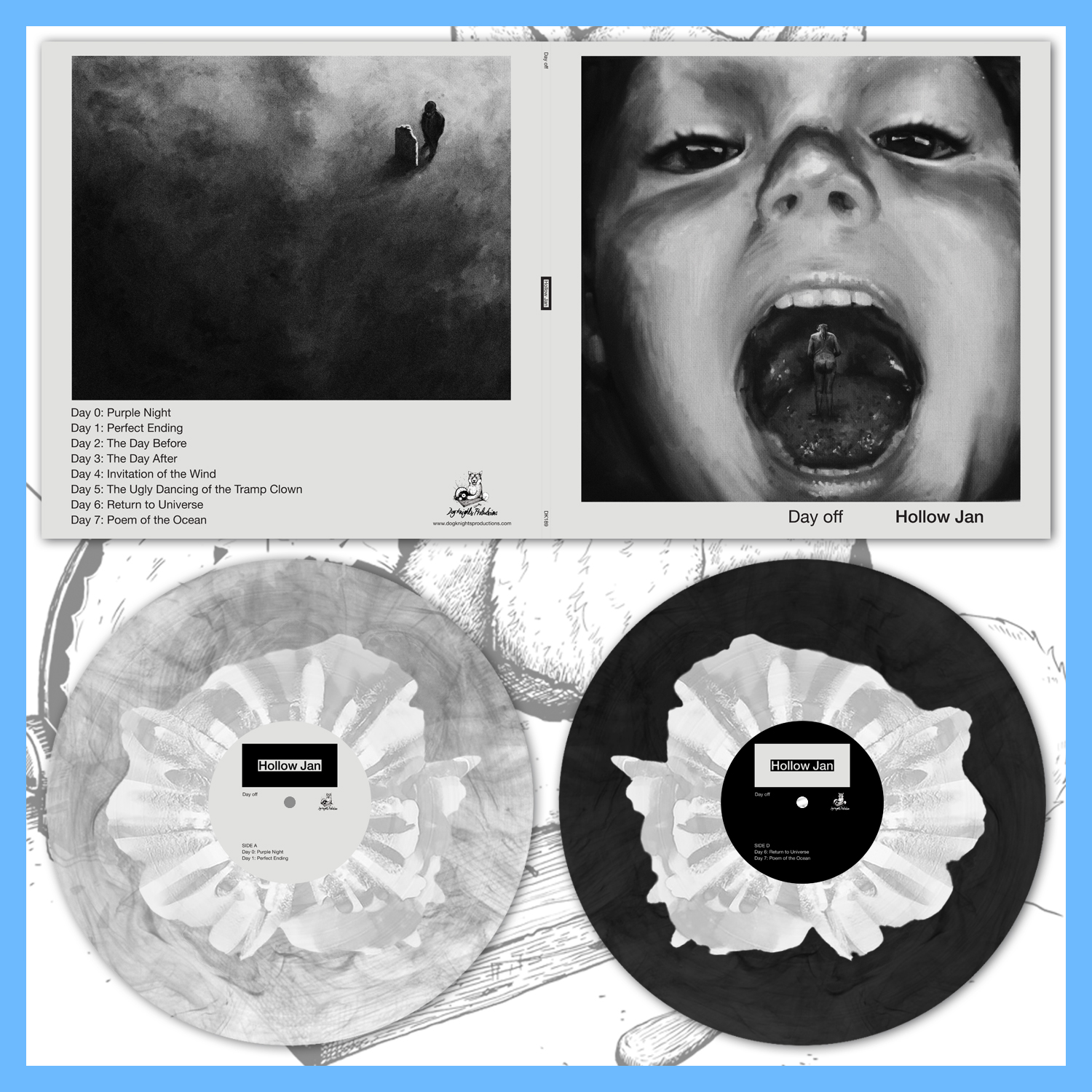 DK189 : Hollow Jan | Day Off 2xLP - Funerary Customs