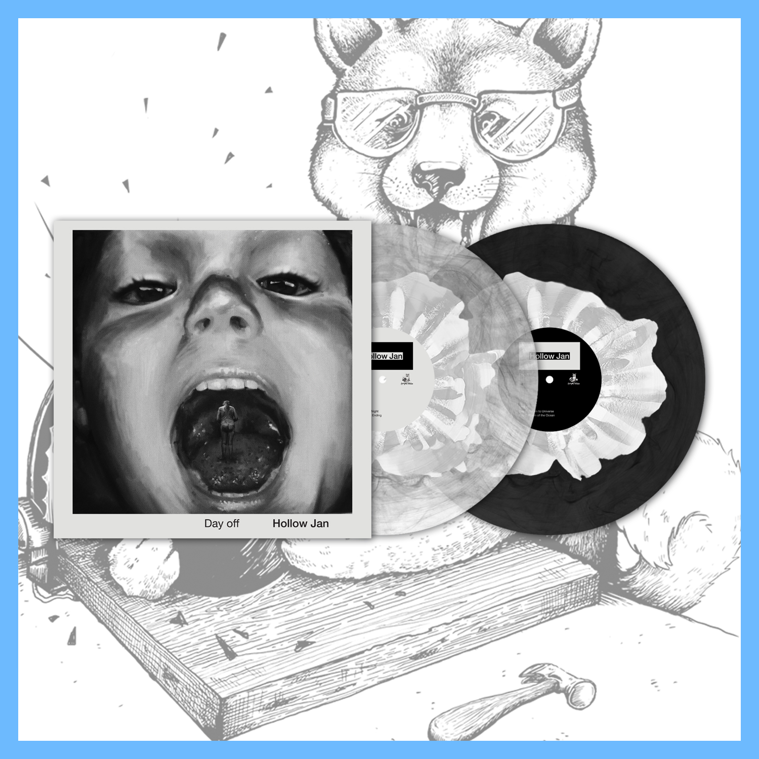 DK189 : Hollow Jan | Day Off 2xLP - Funerary Customs - Image 3