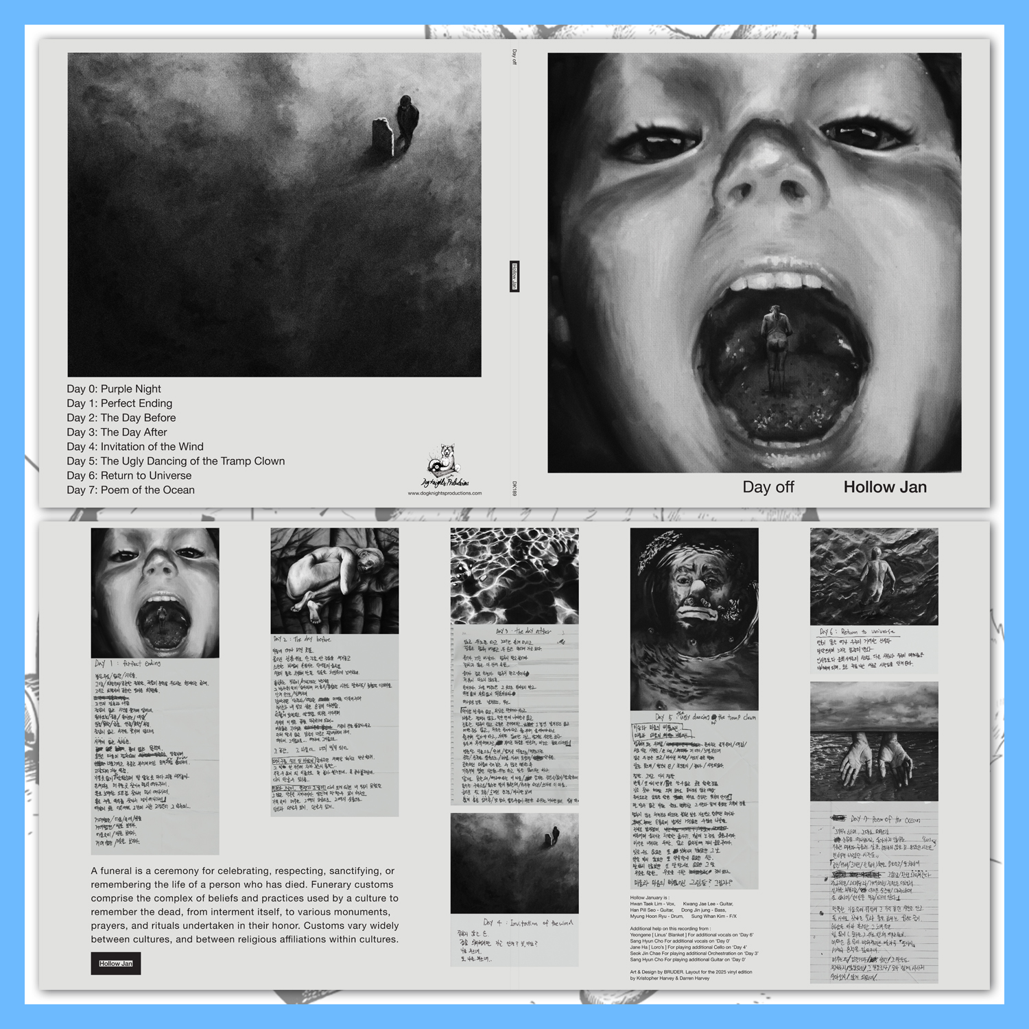 DK189 : Hollow Jan | Day Off 2xLP - Funerary Customs - Image 2