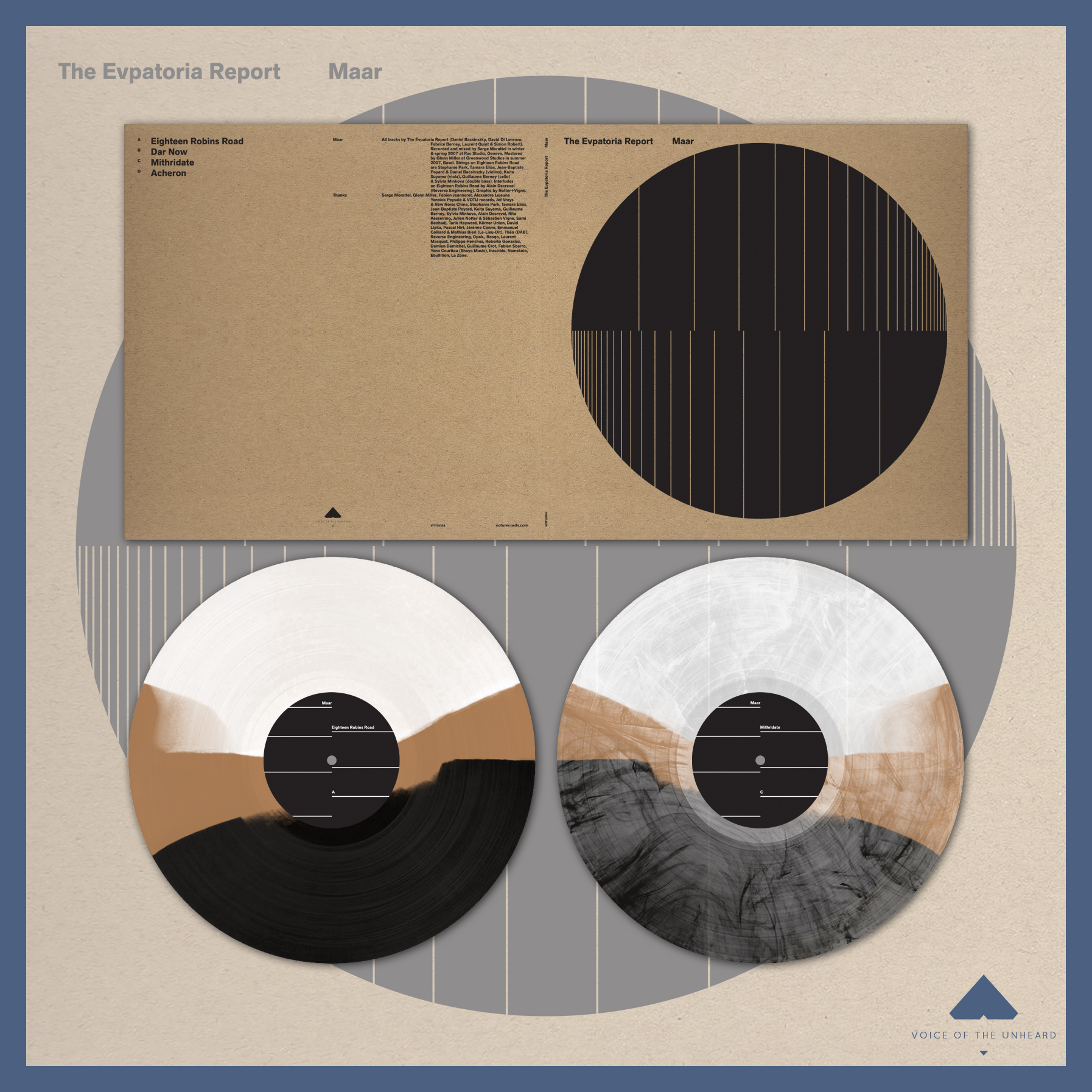 VOTU084.2: The Evpatoria Report | Maar 2x12" - Triple Stripe - Image 2