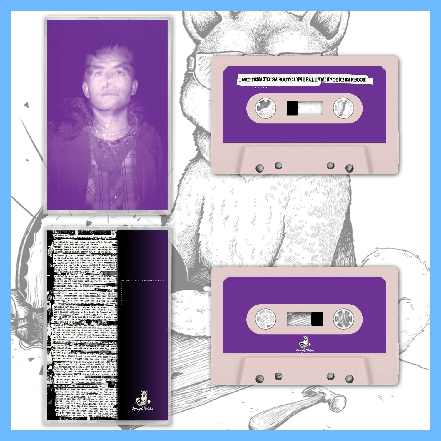 DK196/T: iwrotehaikusaboutcannibalisminyouryearbook | discography - Cassette
