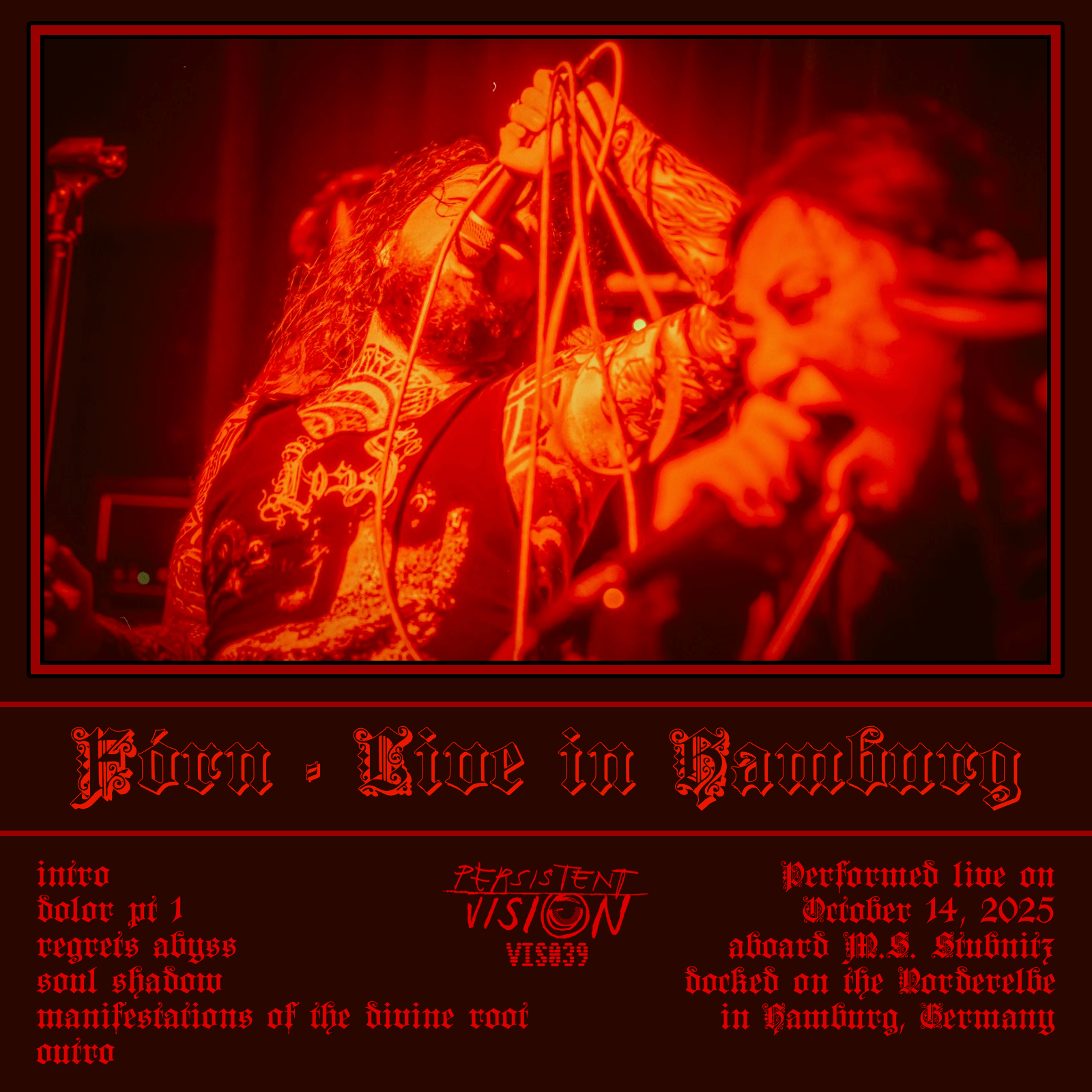 VIS039 : Fórn | Live In Hamburg Cassette - Image 2